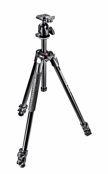 Manfrotto New 290 Xtra Aluminium 3-Section Kit with Ball Head