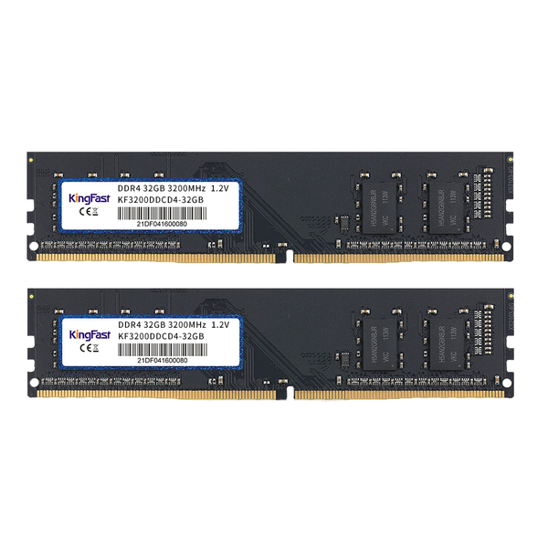 Kingfast 64GB DDR4 3200MHz Desktop RAM Combo (2 x 32GB DDR4 3200)