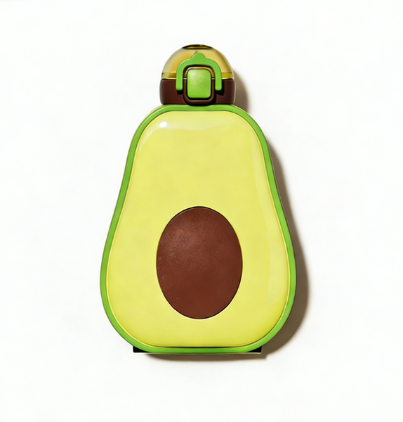 Avocado-Shaped Water Bottle (Green &amp; Brown) - 1 Piece