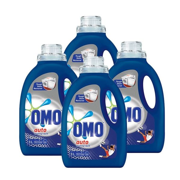 Omo Auto Washing Liquid Detergents - (4 x 1.5l)