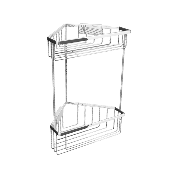 Luxury RD Double corner shower basket