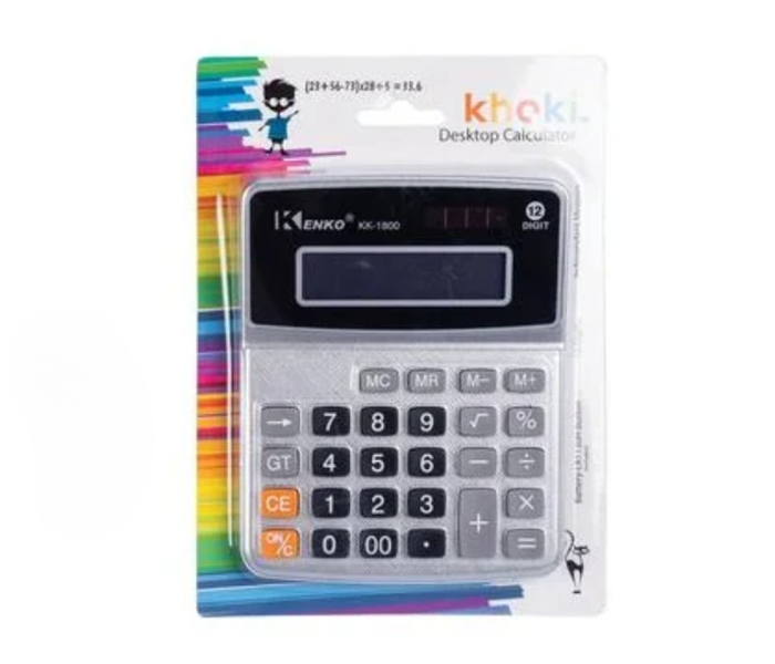 Reliable 12-Digit Desktop Calculator - Fast, Accurate Calculations