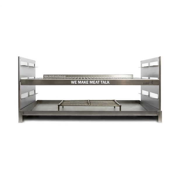 KarooBraai 85 50 Wall Mount Insert Braai with We Make Meat Talk