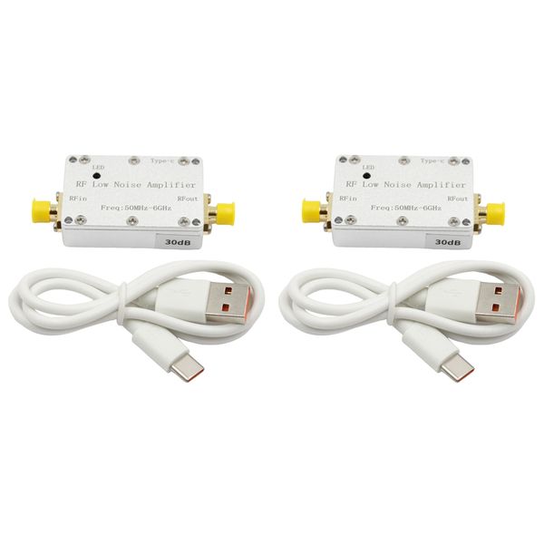 50M-6Ghz Rf Low Noise Amplifier High-Gain Lna Drive Receiver 20Db