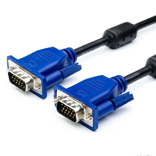 VGA to VGA Cable 1.5m, 15 Pin 1080P Full HD SVGA Lead Computer Monitor