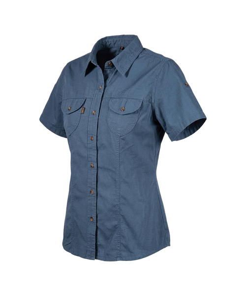 Salty - Women's Safari Shirt - Airforce Blue