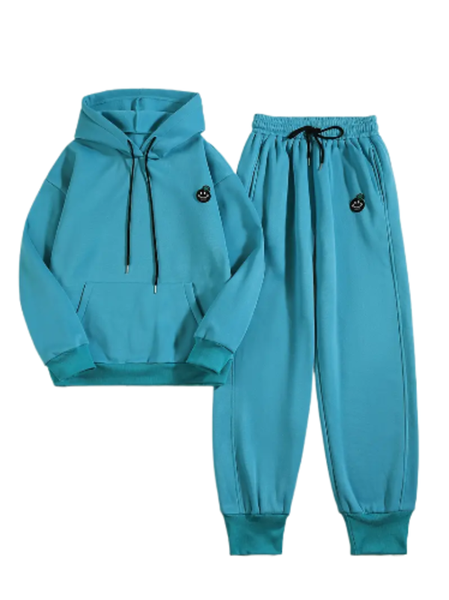 Secret Shield-Casual Graphic Print Pants Set