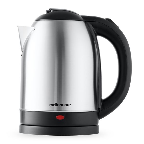 Mellerware Kettle 360 Degree Cordless Stainless Steel Brushed 1.8L 1800W