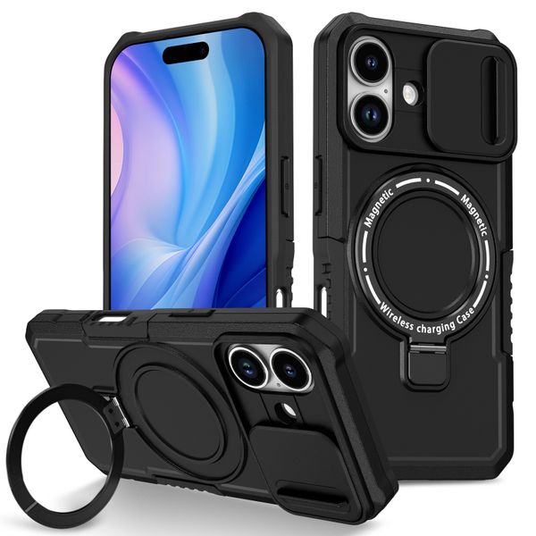 Slide Camera Lens Cover Compatible With iPhone 17 Air with Magnetic Holder