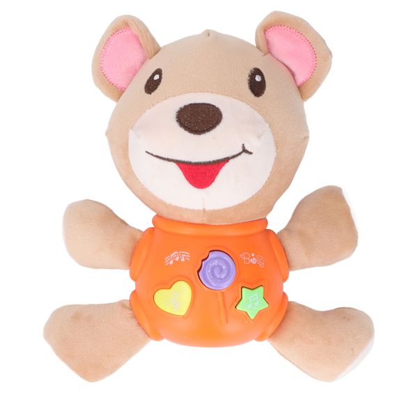 Cartoon Plush Toy Melodies Lights Cute Sleeping Aid Stuffed Animal Toy