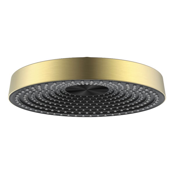 Brushed Brass Shower Head - Round
