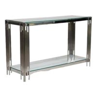 Smte - Tv Stand - Rectangular Clear Tempered Glass Top
