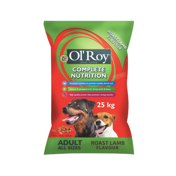 Ol'Roy Roast Lamb Flavoured Dry Dog Food 25kg x 1 Buy Online in