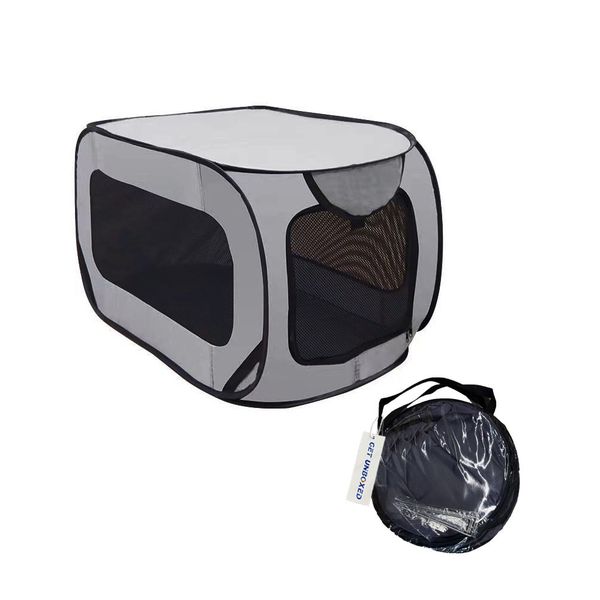 GET UNBOXED Pop Up Kennel Crate for Dog Pets Portable Car Seat Kennel Bed