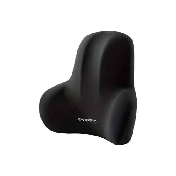 1pc Ergonomic Lumbar Support Pillow, Memory Foam Back For Office Chair, Car