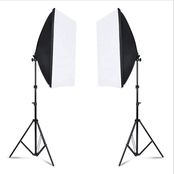 Studio kit Softbox Fluroscent set of 2 Lights by Z&amp;Z tech