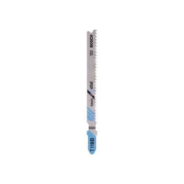Jigsaw blade HSS T 118 B Basic for Metal, 3 Piece
