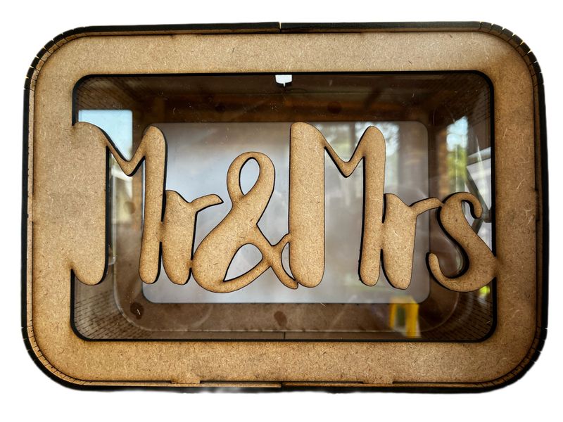 Wedding Mr &amp; Mrs Post Box for wedding cards envelopes