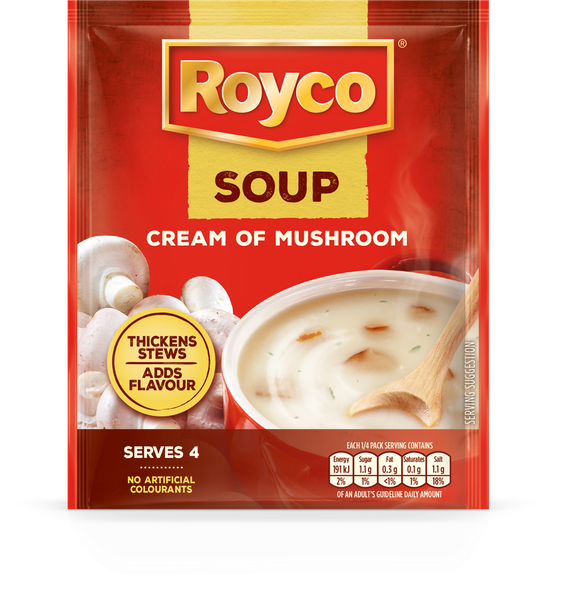 Royco Cream of Mushroom Soup 10x50g