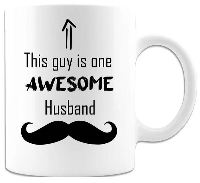 One Awesome Husband Birthday Christmas Anniversary Valentine Gift Mug