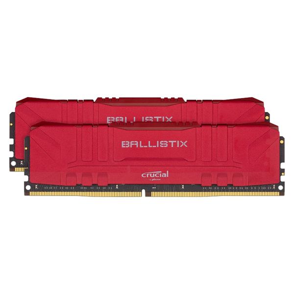 Crucial Ballistix 16GB DDR4 3200MHz Desktop Gaming Memory - Red