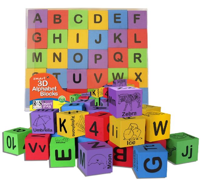 Smart Play Alphabet cubes (English)