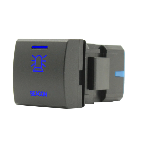 Motolab Beacon Push Button Switch Compatible with Toyota - 22x22mm