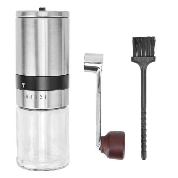 Manual Coffee Grinder 6 Levels Adjustment Hand Coffee Beans Mill Grinder