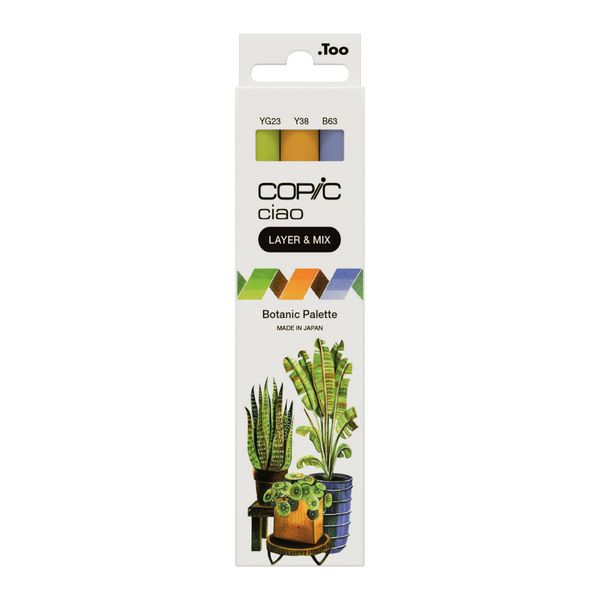 Copic Ciao Layer &amp; Mix Botanic Palette 3pc Set