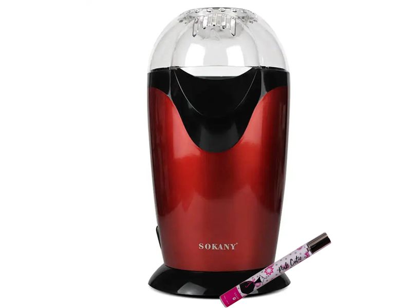 Sokany RH-288 Mini Popcorn Maker &amp; 15ml Pink Cutie