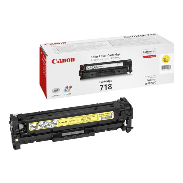 Canon 718 Original Yellow Toner Cartridge