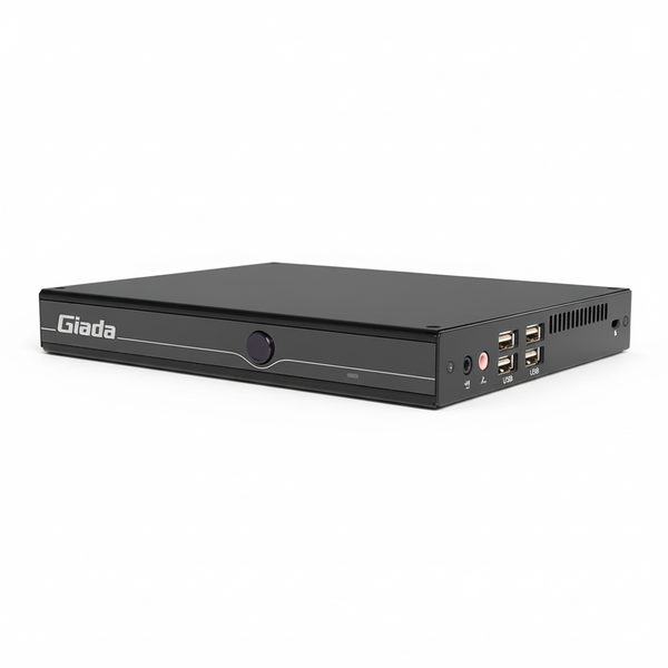 Giada Compact Desktop PC with Intel N100, 1x DDR4 RAM, 1 DP &amp; 2 HDMI