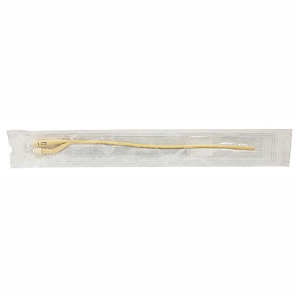 Avacare Foley Latex Silicone-Coated Catheter French Size 12-30 2-Way
