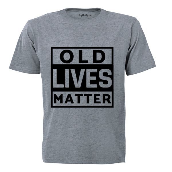 Old Lives Matter - Mens - T-Shirt - White