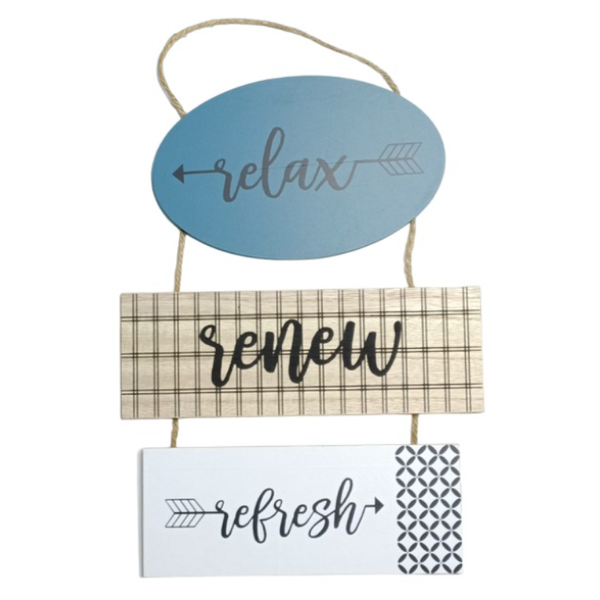 K253 Wooden Wall Hang Decor - 32cm