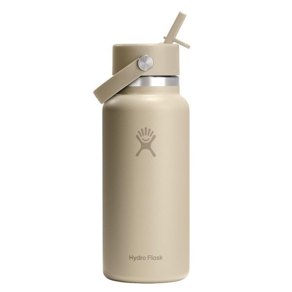 Hydro Flask Wide Mouth with Flex Straw Cap 32oz/946ml Oat