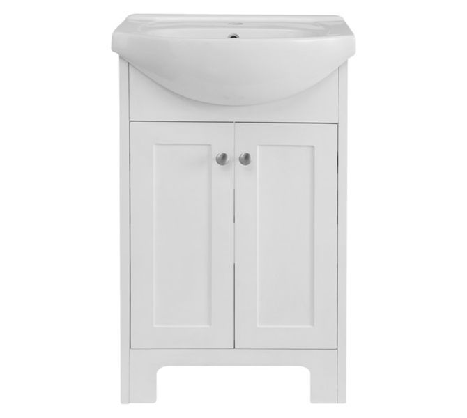 Basin Vanity Cabinet White (550 x 295 x 865 mm)