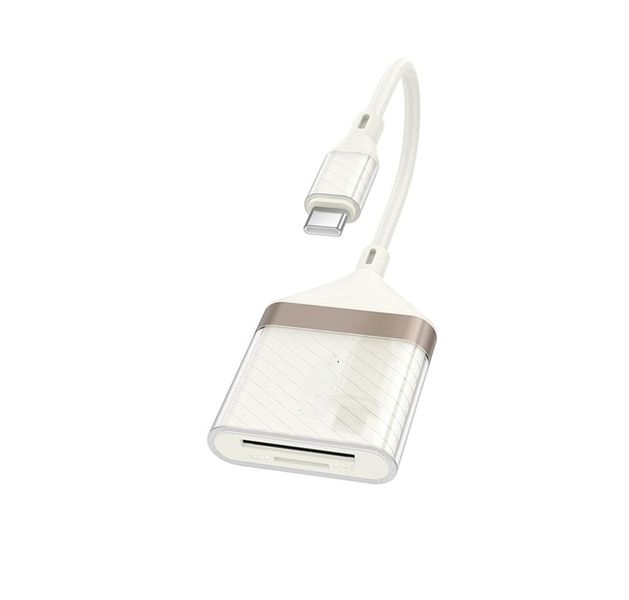 2 in 1 Type-C to SD&amp;TF Card Reader Compatible With Type-C &amp; Laptop Device