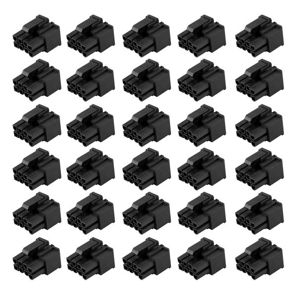 30 Pcs 4.2Mm 6+2 Pin 8P for Pc Computer Atx Graphics Card Gpu Black