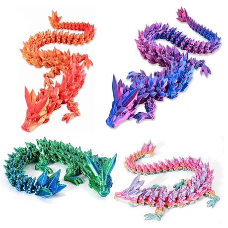 3D Printed Dragon Eggs with Dragon Inside,Tabletop Decor,Decompression Toys Image
