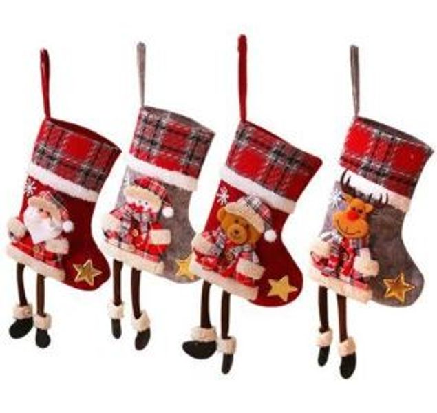 JJ Christmas Stocking set of 4