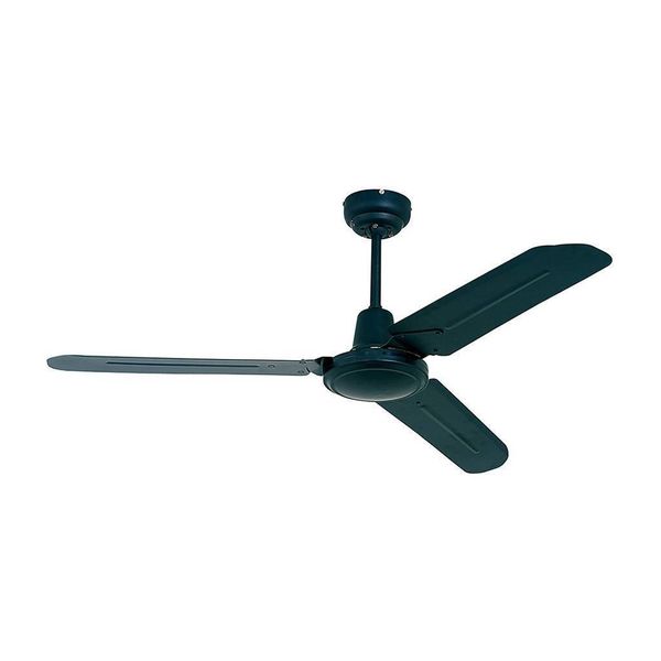 EUROLUX Industrial Ceiling Fan, 3 Blade, 48 Inch Black