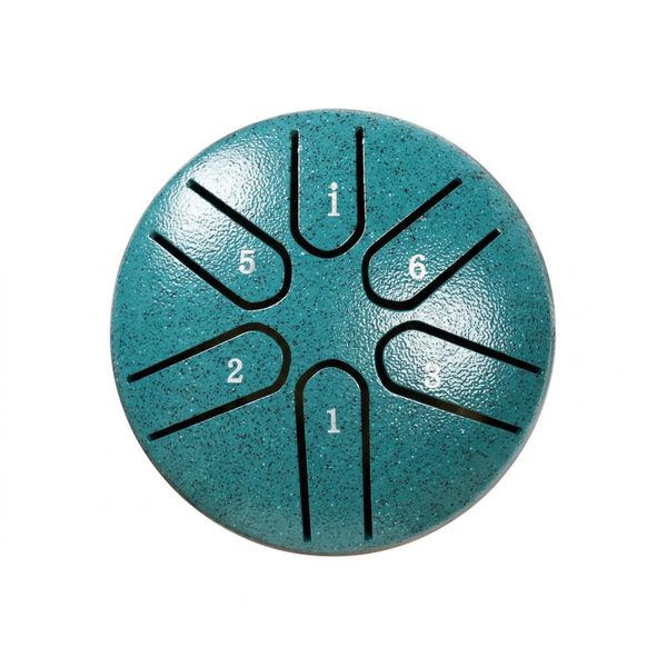 6-Tone Mini Steel Tongue Drum for Meditation and Relaxation