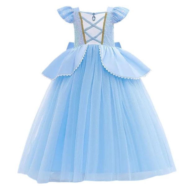 Blue Glitter Party Dress image