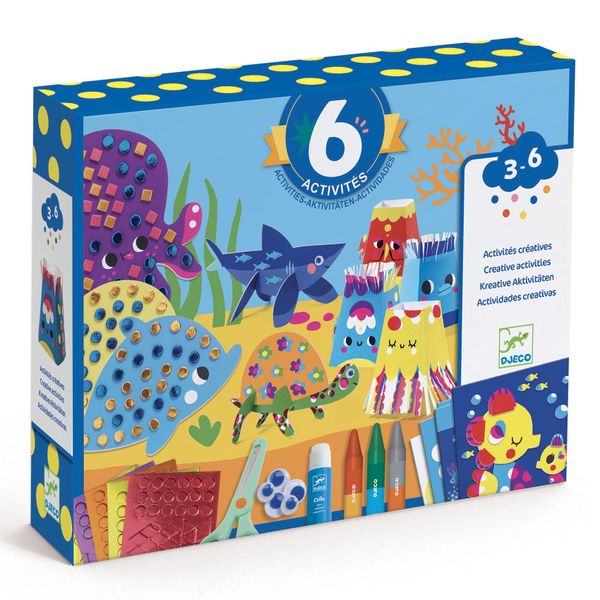 Djeco Multi Activity Craft Kits - Seaside Delights