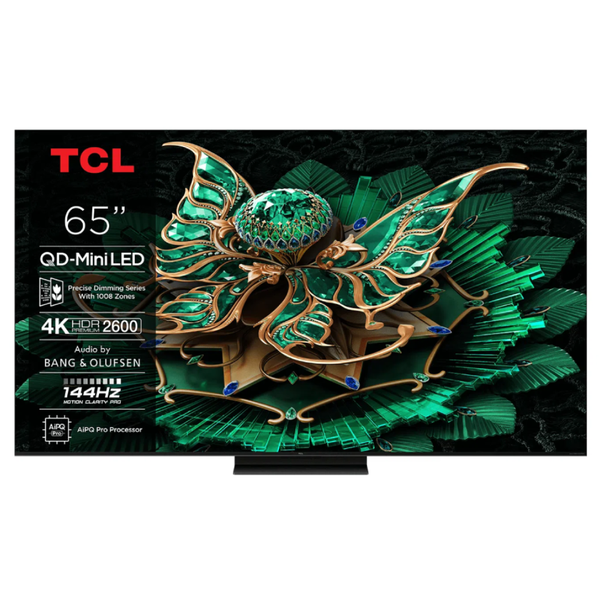 TCL 65" C7K Mini LED 4K TV - QD-Mini LED, 2600 Nits, Dolby Atmos