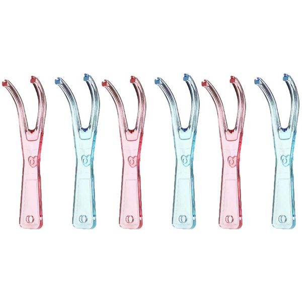 6Pcs Dental Floss Durable Teeth Cleaning Breath Fresh Oral Care Tool