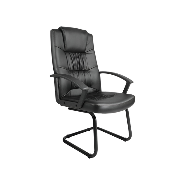 Mid-Back Ergonomic Visitors Meeting Room PU Leather Office Chair