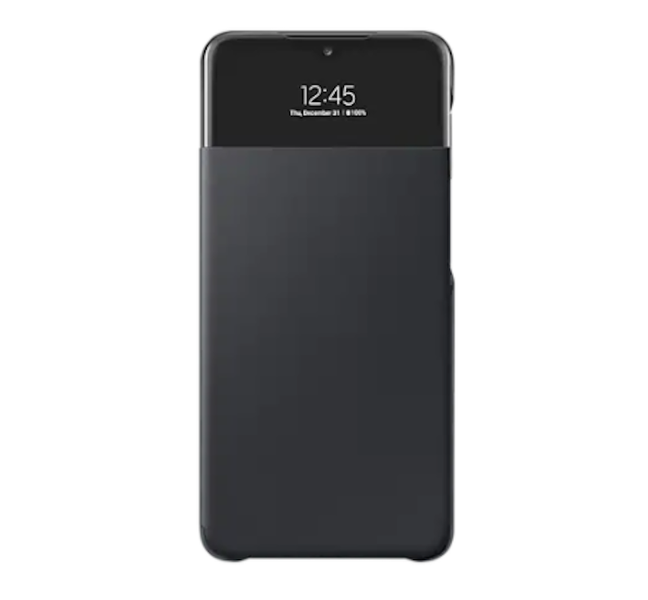 Original Samsung Galaxy A32 Smart S View Wallet Cover - Black