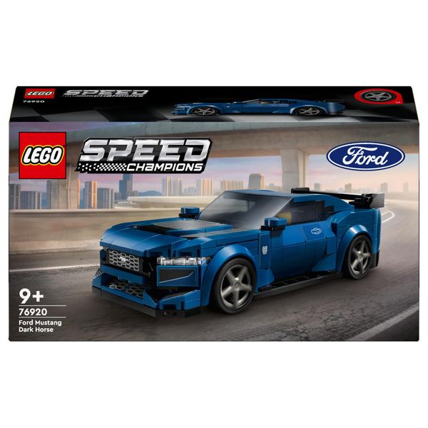 LEGO® Speed Champions Ford Mustang Dark Horse Sports Car 76920 Building Toy Cars (344 Pieces)
